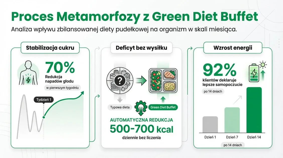 Proces Metamorfozy z Green Diet Buffet