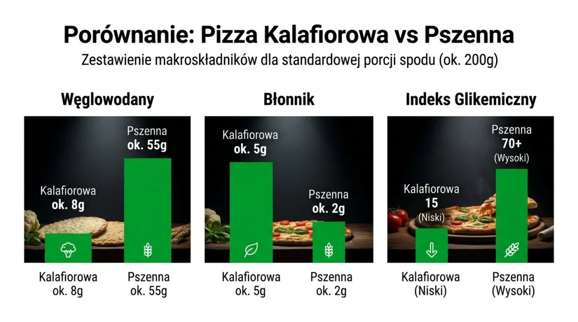 Porównanie: Pizza Kalafiorowa vs Pszenna