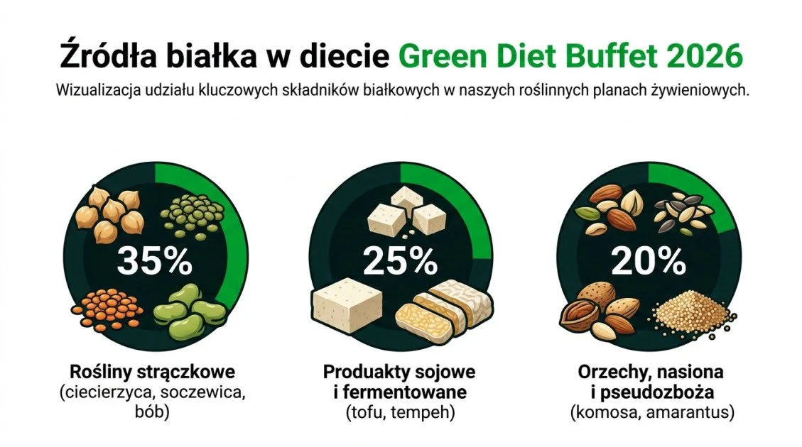 Źródła białka w diecie Green Diet Buffet 2026