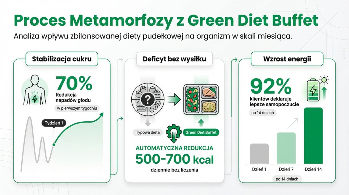 Proces Metamorfozy z Green Diet Buffet
