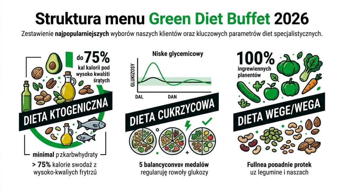 Struktura menu Green Diet Buffet 2026