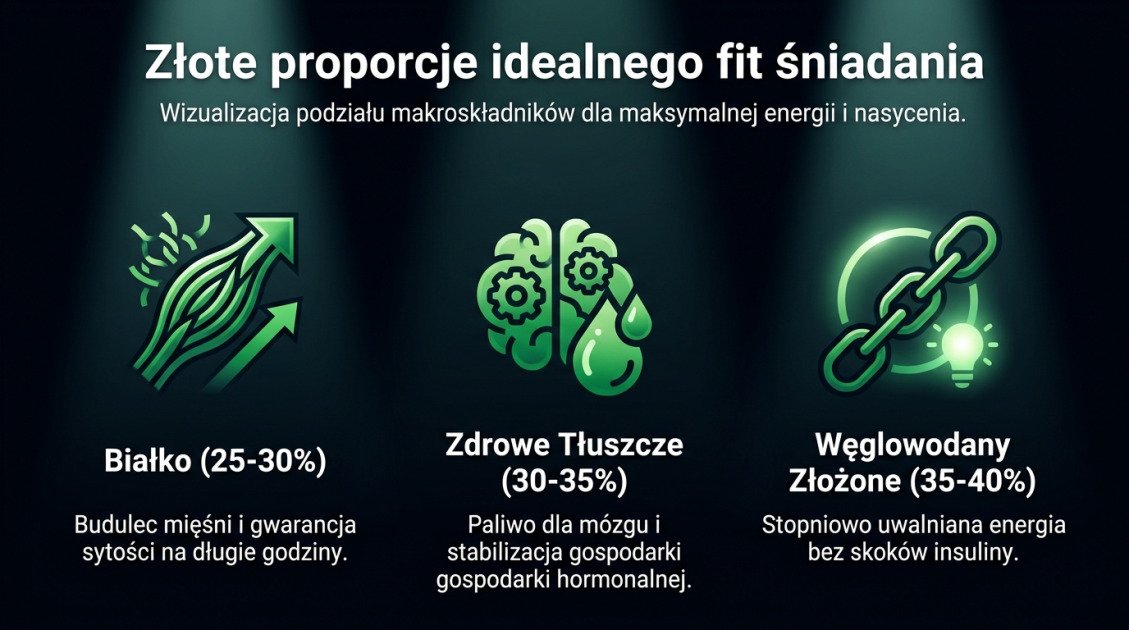 Złote proporcje idealnego fit śniadania