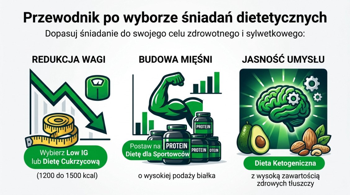 Przewodnik po wyborze śniadań dietetycznych