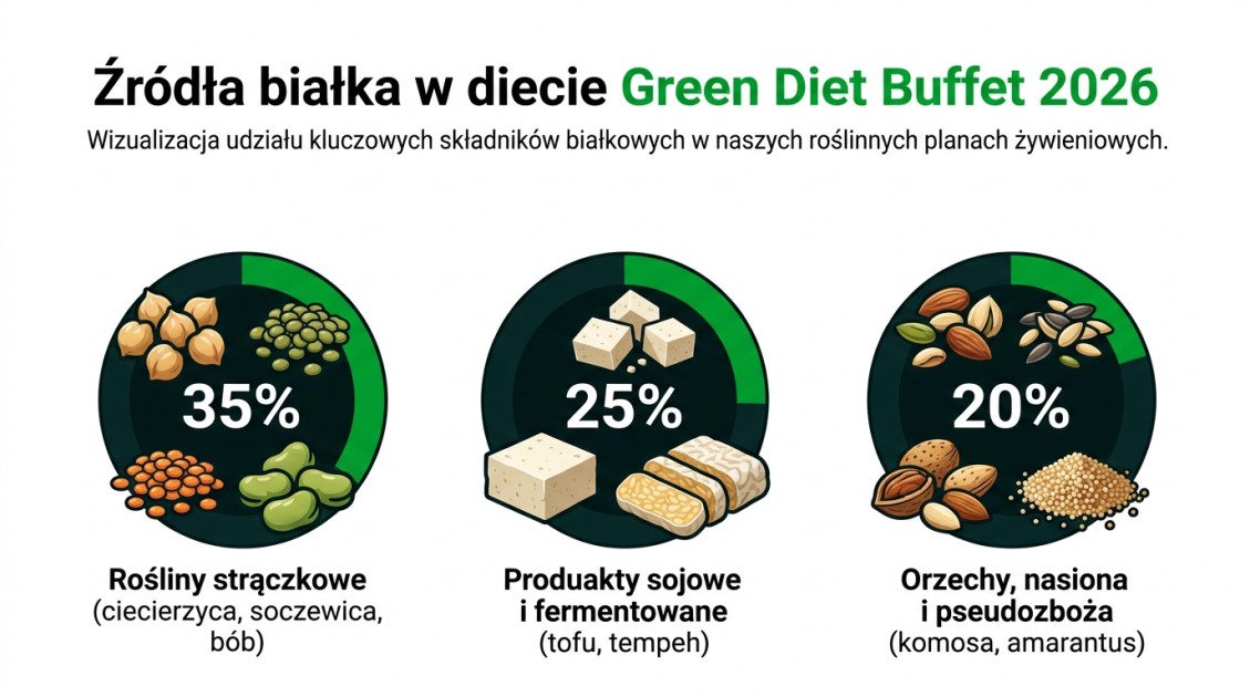 Źródła białka w diecie Green Diet Buffet 2026