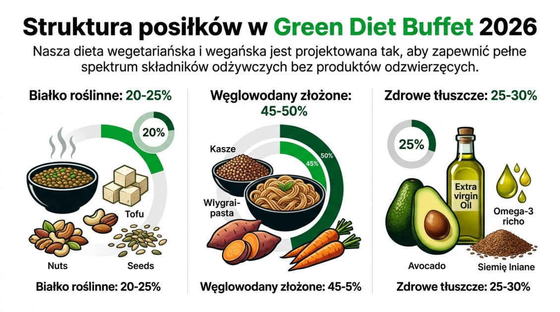 Struktura posiłków w Green Diet Buffet 2026