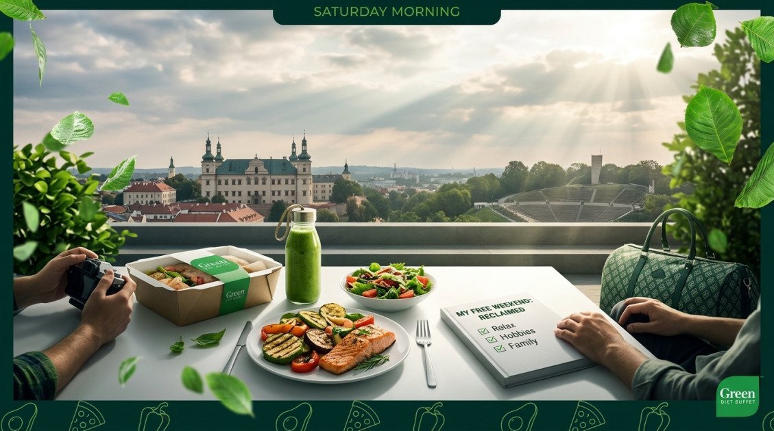 Catering dietetyczny Kielce na weekend – odzyskaj wolny czas z Green Diet Buffet