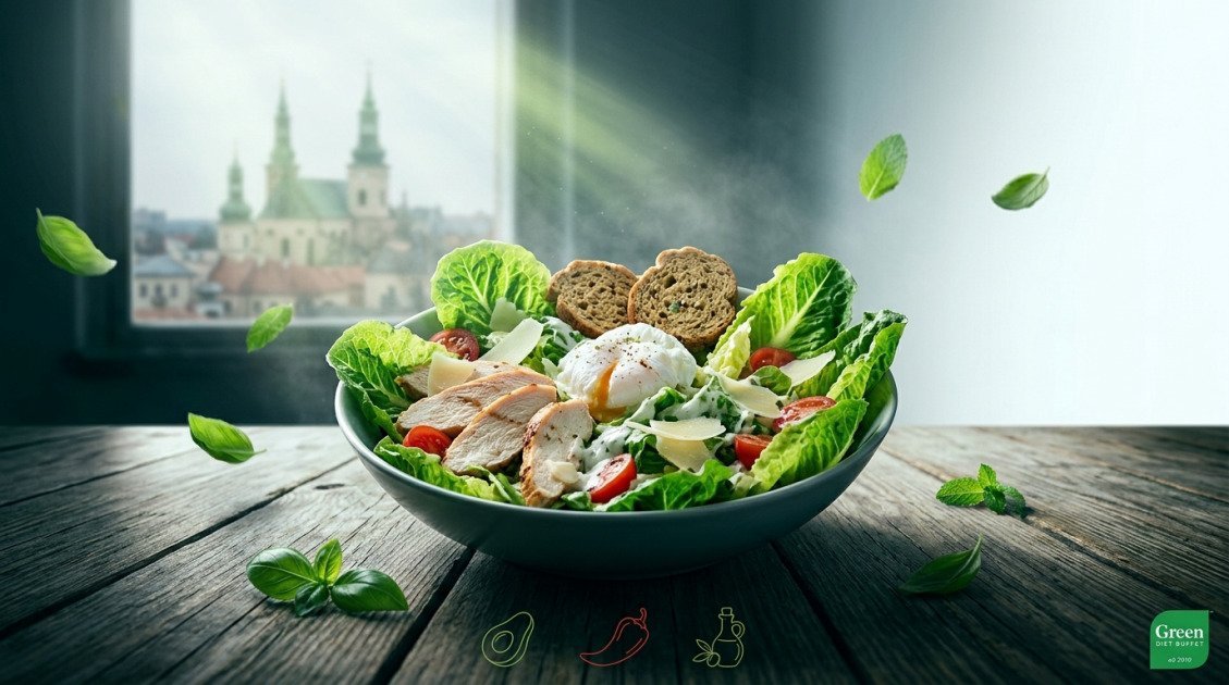 Sałatka cezar fit przepis Kielce – zdrowy lunch w 2026
