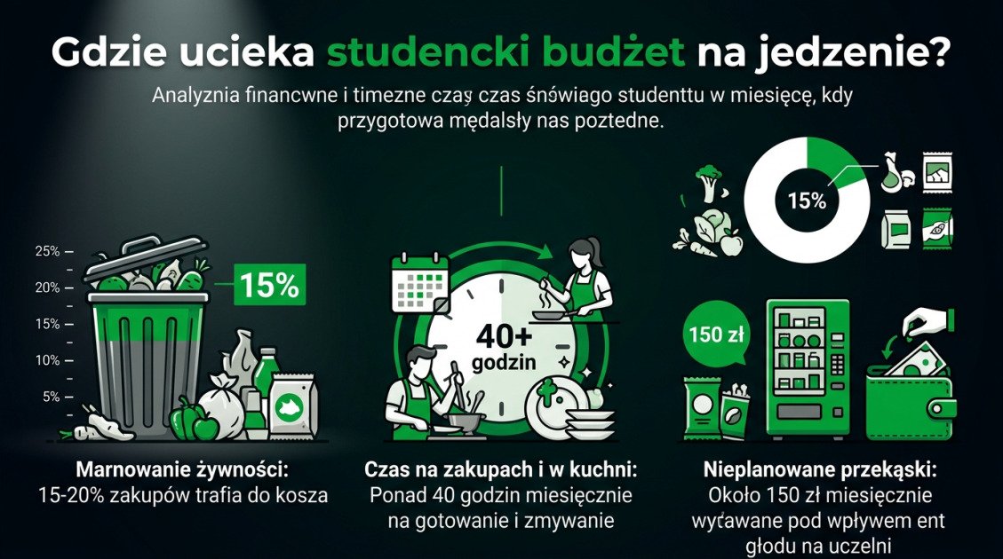 Gdzie ucieka studencki budżet na jedzenie?
