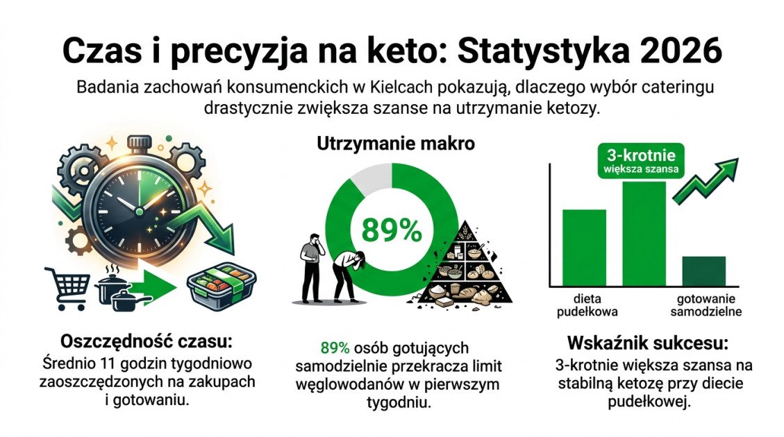 Czas i precyzja na keto: Statystyka 2026