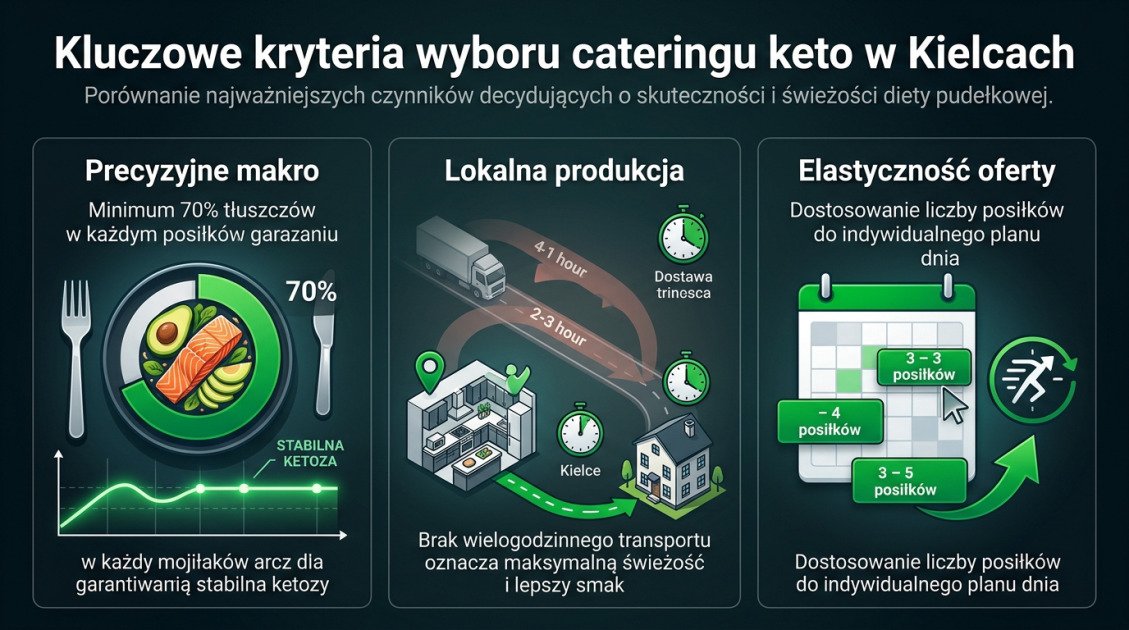 Kluczowe kryteria wyboru cateringu keto w Kielcach